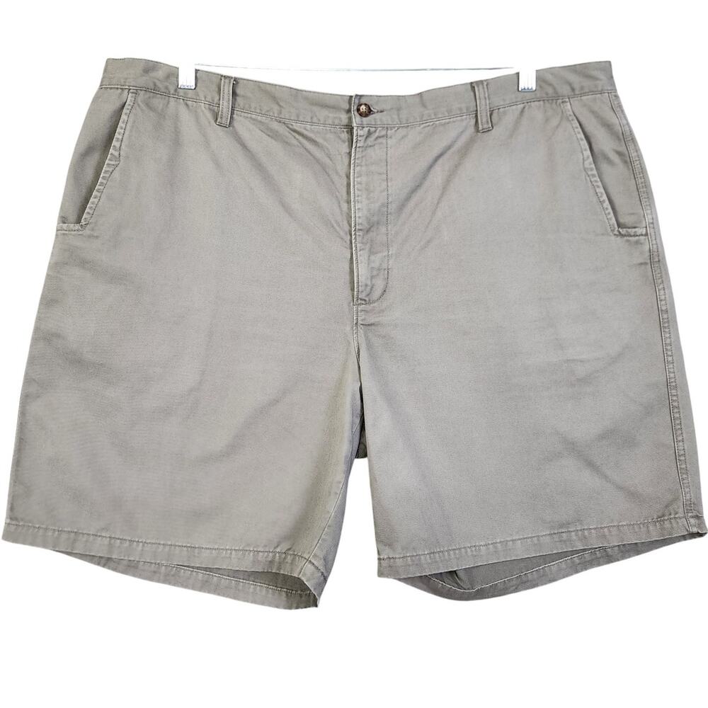 Woolrich Mens 8" Chino Shorts Size 44 Gray Cotton Twill‎ Casual Outerwear Preppy